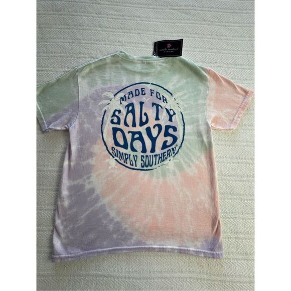 SIMPLY SOUTHERN Youth Small “Made For Salty Days” Short Sleeve Shirt - Picture 5 of 7